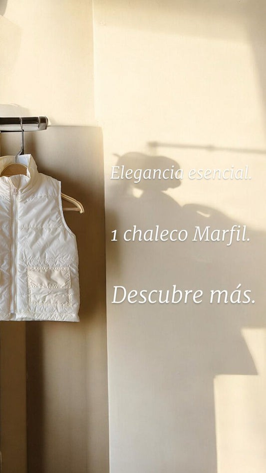 Chaleco Marfil Unisex